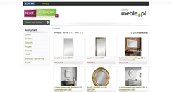 Desktop Screenshot of meble-lazienkowe.pl