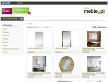 Tablet Screenshot of meble-lazienkowe.pl